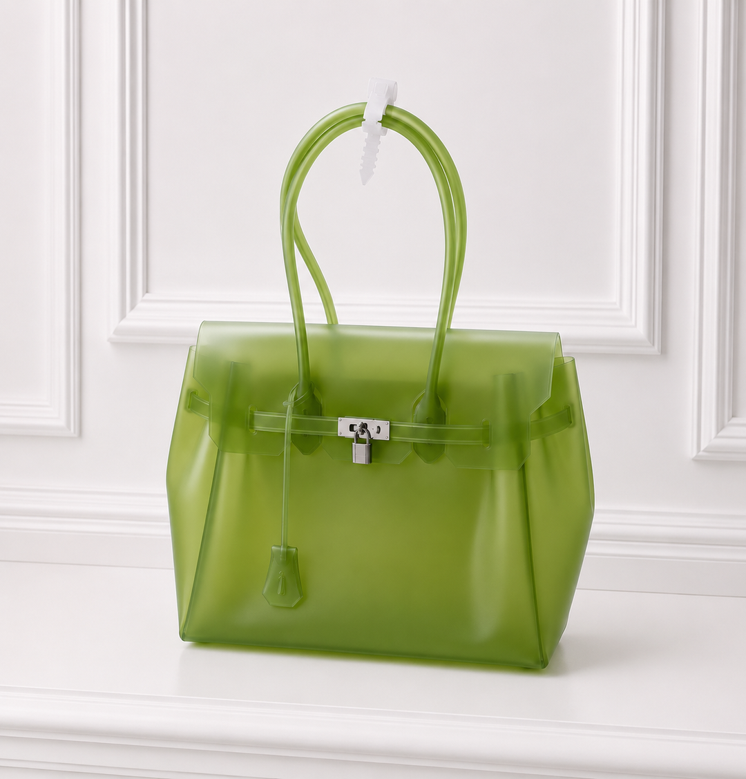 Le cabas JellyB, teinte Vert pomme