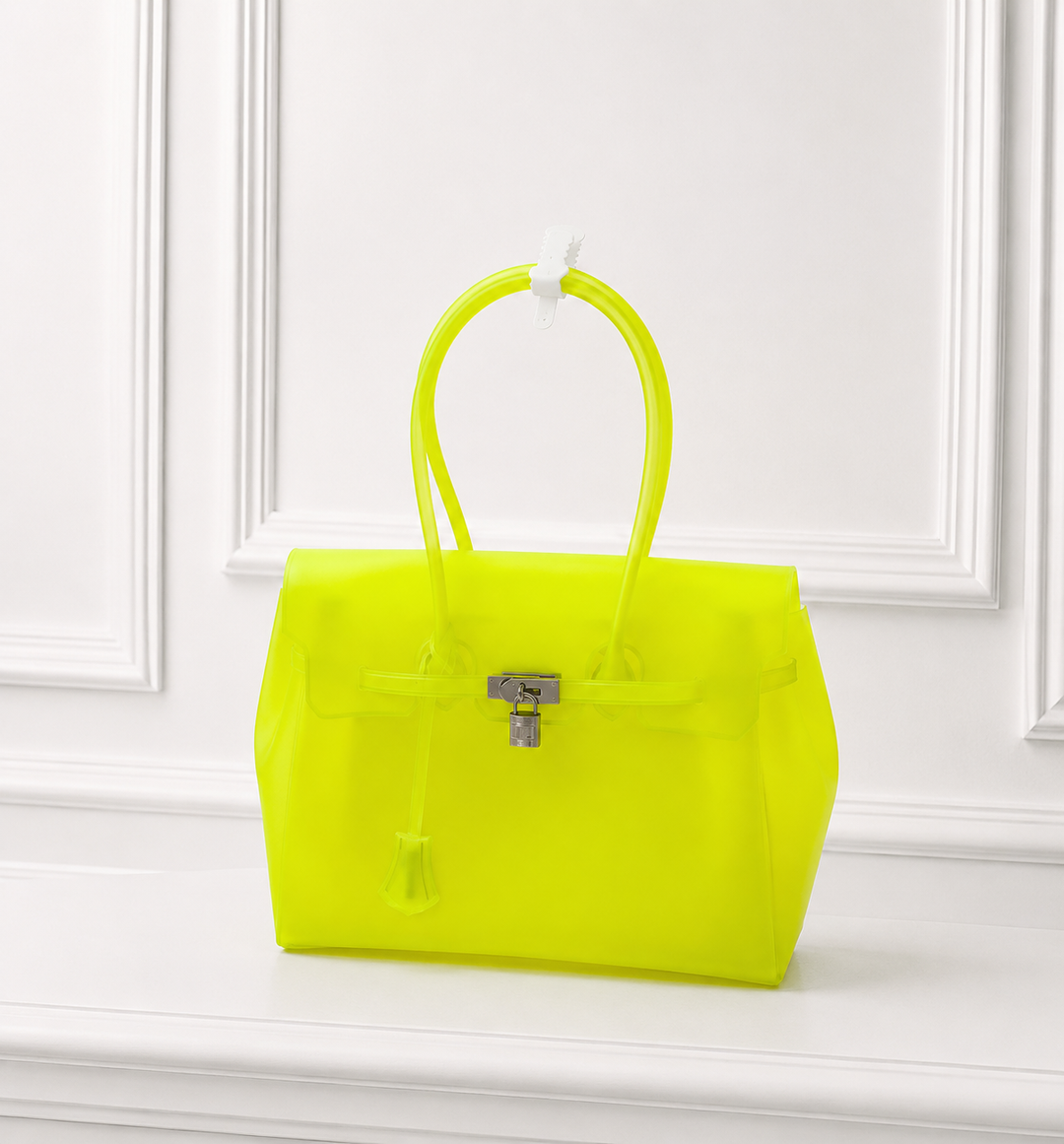 Le cabas JellyB, teinte Jaune fluo